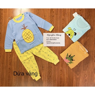 Bộ dài thu đông bé trai bé gái, bộ dài chui đầu bé trai bé gái, bộ nỉ thu đông bé trai bé gái