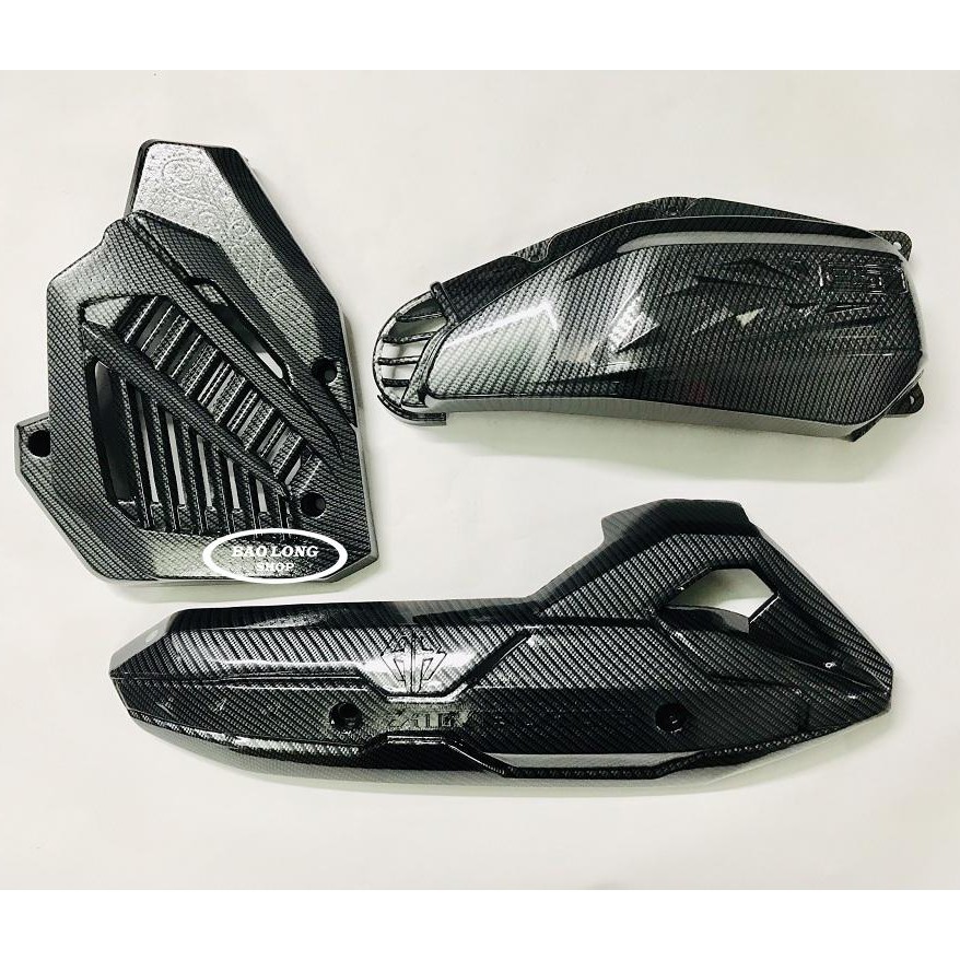 Combo Bộ 3 món Ốp Pô,Pô E,Két nước dành cho xe Airblade đời 2016>>>2019
