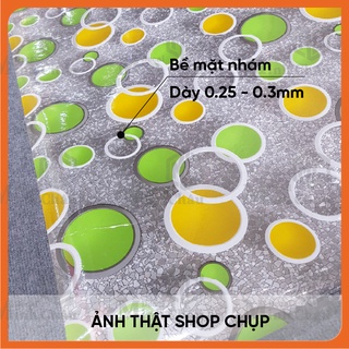 Miếng Decal Dán Kính 3D Hình Tròn bong bóng T026 khổ 90x100cm làm mờ cửa kính chống nhìn trộm