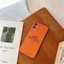 Ốp điện thoại in hình Hermes màu cam cho Iphone 11PMax 11 7 8 plus X Xs Xr Xs Max Se 12 12pro 12ProMax 13 13Pro 13Promax