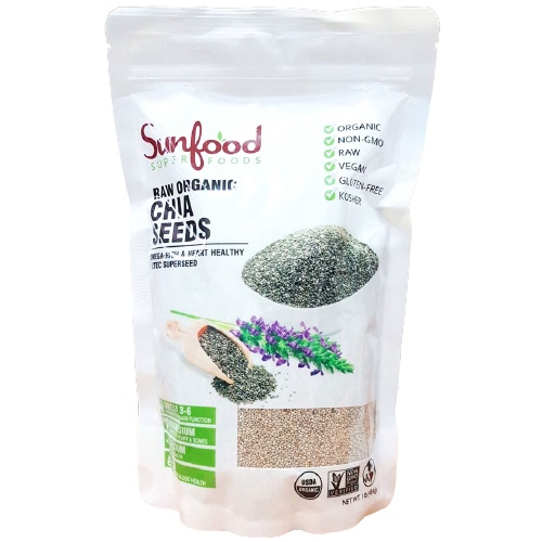 Hạt Chia Hữu Cơ Mỹ SUNFOOD 100 gr | Shopee Việt Nam