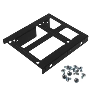 Bộ giá đỡ gắn kim loại SSD kép 2 5 đến 3 5 Chuyển đổi ổ cứng thể rắn 2 5 inch bất kỳ ổ cứng thể rắn nào thành một 3 5 inch Driv