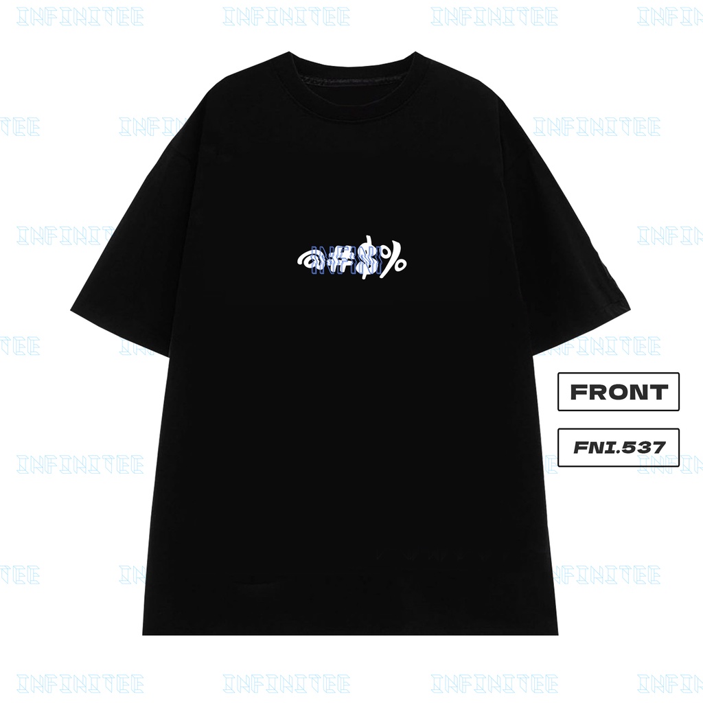 Áo thun INFINITEE Fni0537, Thun 100% Cotton - form rộng Unisex.