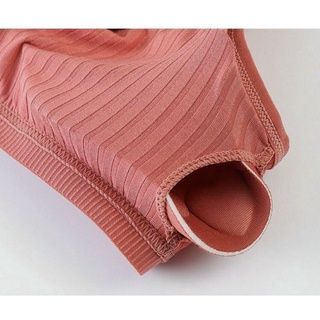 Áo lót  bra  2 dây cotton tăm  cài sau kèm mút đệm mã 833
