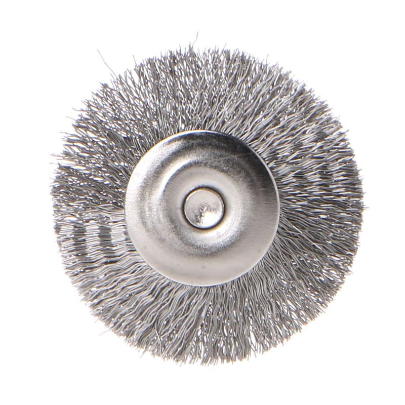 10pcs 22mm Platinum Blade Stainless Steel Wire Wheel Brush  Rotary Tool fo
