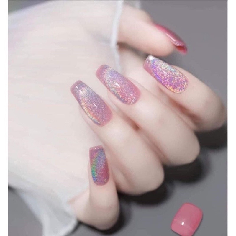 Top Mắt Mèo Cầu Vồng HUAXI , Sơn Gel Móng Tay