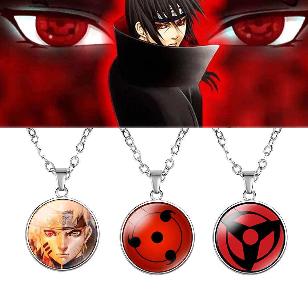 Vòng cổ Mặt Họa Tiết Anime Naruto Sharingan Shippuden 2022