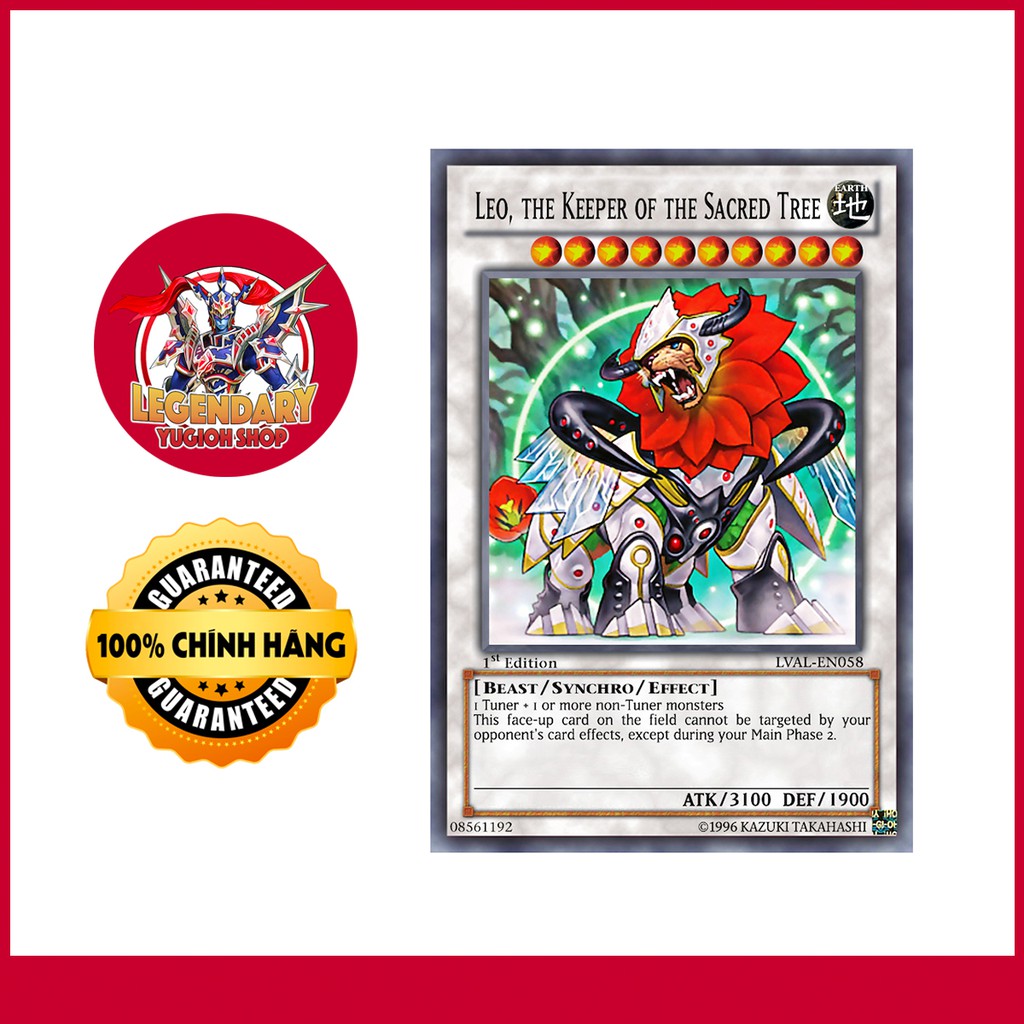 [Thẻ Bài Yugioh Chính Hãng] Leo, The Keeper Of The Sacred Tree | Shopee ...