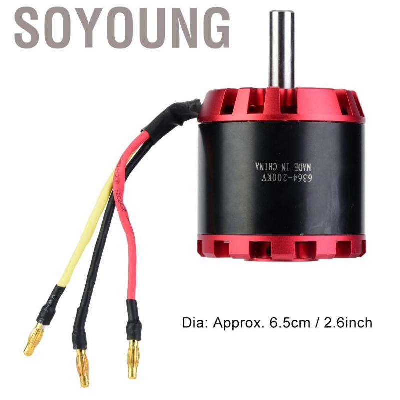 Soyoung Hàng Ga SOYOUNG Động Cơ Không Chổi Than Cảm Biến 6364-200kv Cho Xe Điện Cân Bằng Ván Trượt E-Scooter