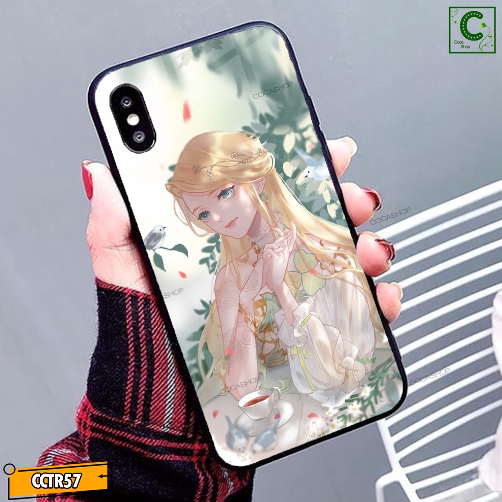 Ốp iPhone Mặt Kính Nano Dẻo - Vẻ Đẹp Dịu Dàng Của Em