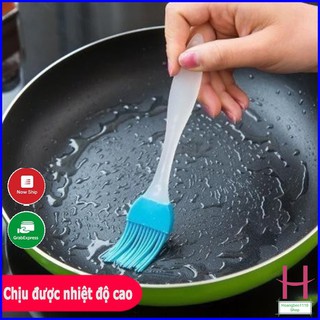Chổi Quét Dầu Mỡ, Nước Sốt, Mặt Bánh Silicone Cán Nhựa (Màu Ngẫu Nhiên) { H }