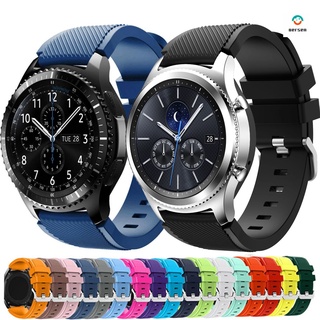 HUAWEI Dây Đeo Bằng silicone 20mm 22mm Cho Đồng Hồ Thông Minh Samsung Galaxy Watch 3 / 46mm / 42mm / active 2 / 46 Gear s3 Frontier / S2 / Sport GT 2 / 2E