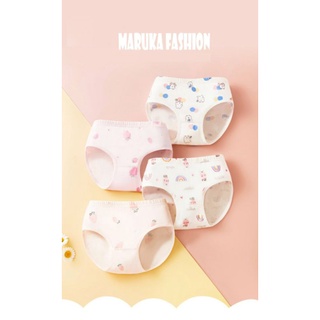 (TG07 Độc-Lạ-Đẹp) Combo 4 Quần chíp bé gái, quần lót cotton trẻ em mềm mát Maruka Fashion quần chíp bé gái 2-15 tuổi