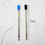 VVDZA 10 Cái / lốc 0.5 Mm Bút Bi Nạp Lại Đồ Dùng Viết Nóng Kim Loại Văn Phòng