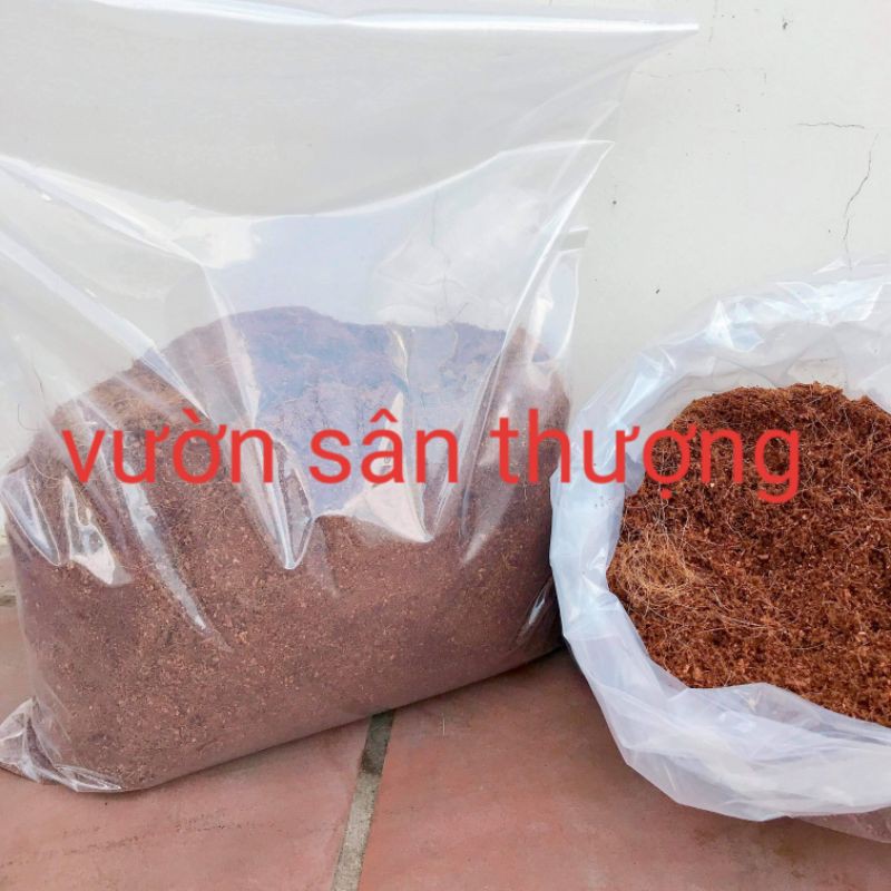 5dm3 Giá Thể Xơ Dừa Dùng Trộn Đất Trồng Cây, Rau, Củ Quả
