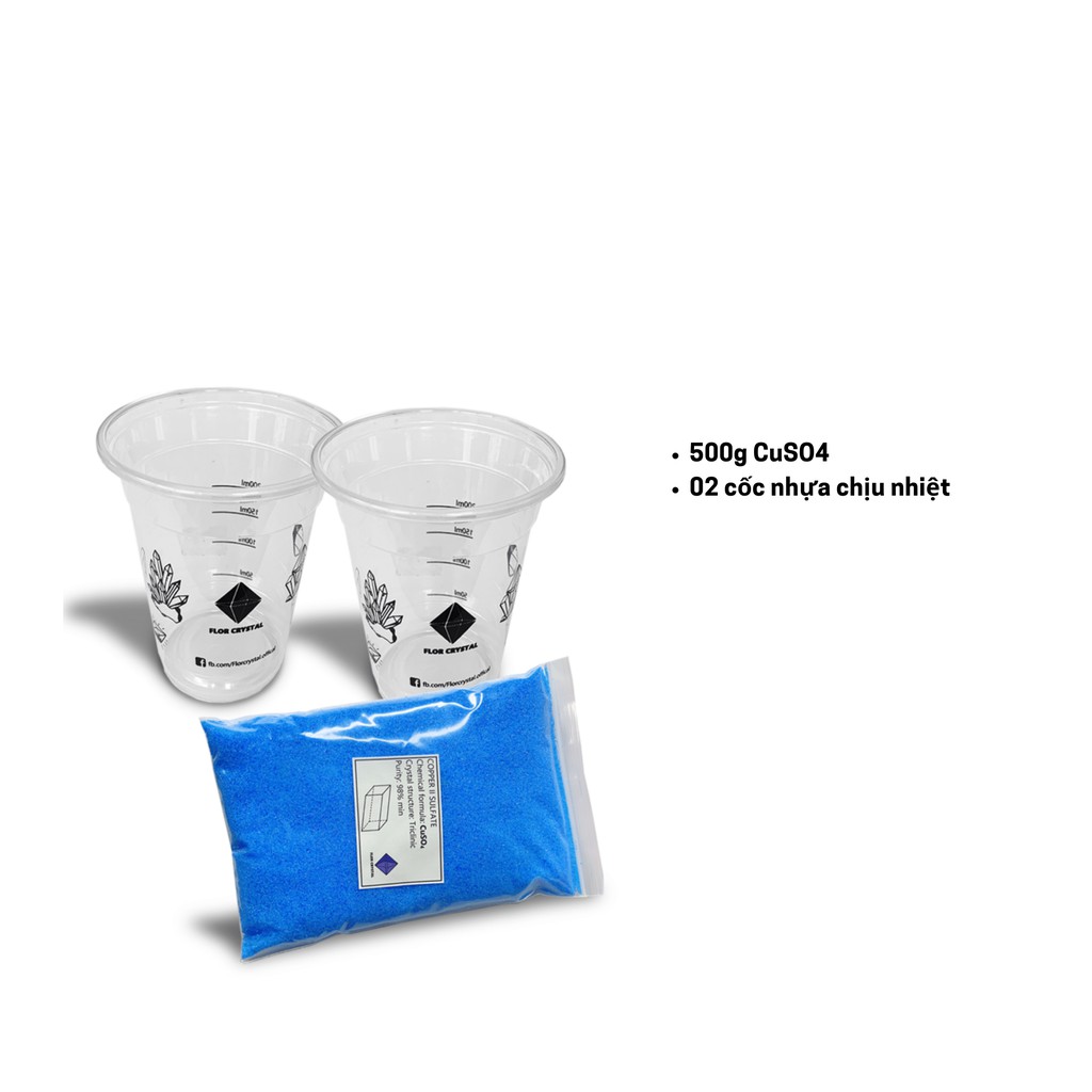 Bộ kit nuôi tinh thể CuSO4 Đồng (II) Sunphate | Shopee Việt Nam