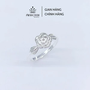 Nhẫn Bạc Nữ Hình Hoa Hồng - Minh Canh Jewelry