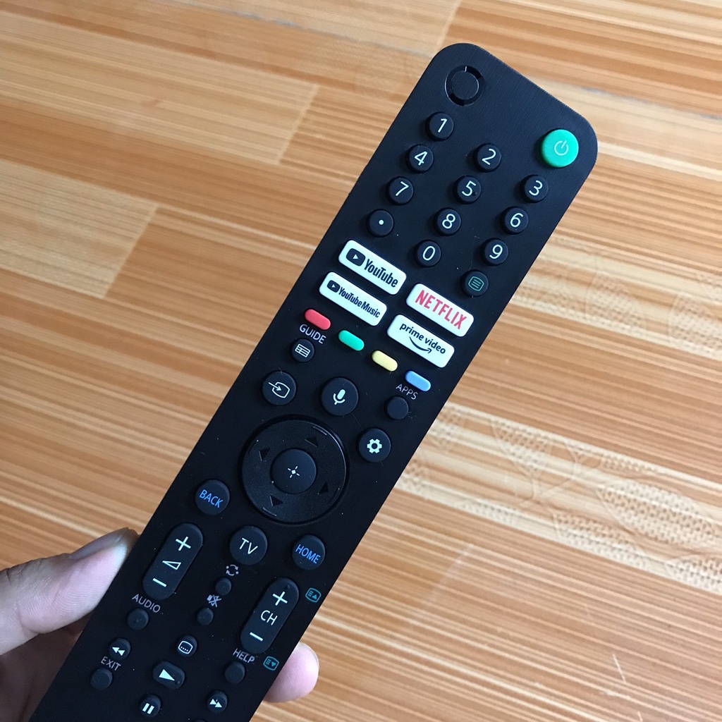 Điều khiểnTivi Sony 4K 50 inch KD-50X75, Remote tivi android có giọng nói TX520P