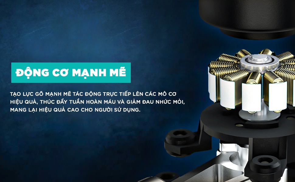 Mô tả Máy Massage Cầm Tay Cao Cấp KINGTECH KH-720PRO, 20 Cấp Độ, Hỗ Trợ Mát Xa Chuyên Sâu, Giảm Đau Cơ, Cứng Khớp - Chính Hãng - 7