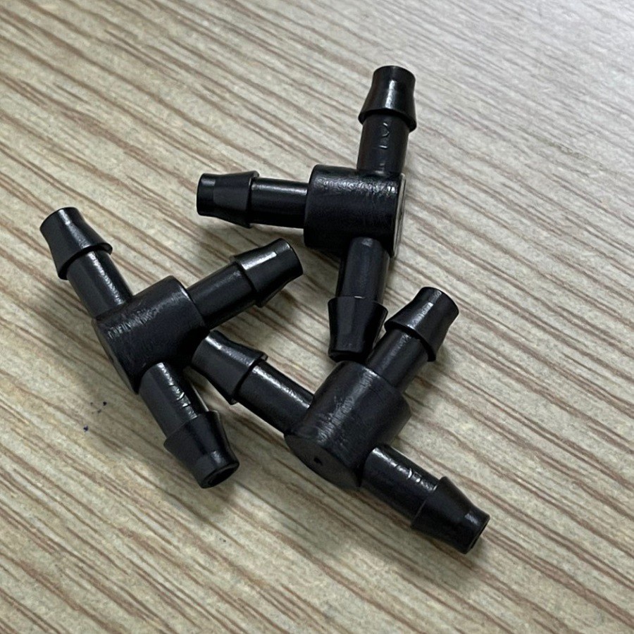 10 Tê nối ống LDPE 6MM- Tưới nhỏ giọt, Phun sương Vườn Lan, Cây cảnh