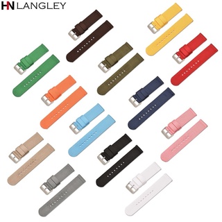 Dây Đeo Đồng Hồ Bằng Vải Bạt Nilon Nhanh 18mm 20mm 22mm 24mm