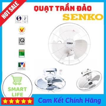 Quạt Trần Đảo Senko TD105 47W Quạt Trần Hoạt Động Mạnh Mẽ Không Gây Tiếng Ồn Đáp Ứng Được Mọi Nhu Cầu Làm Mát
