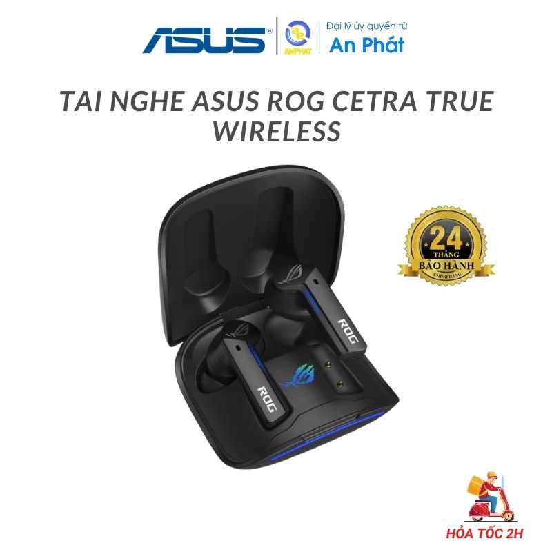 [Mã ELCL7 giảm 7% đơn 300K] Tai nghe Asus Rog Cetra True Wireless - chính hãng BH 24 tháng