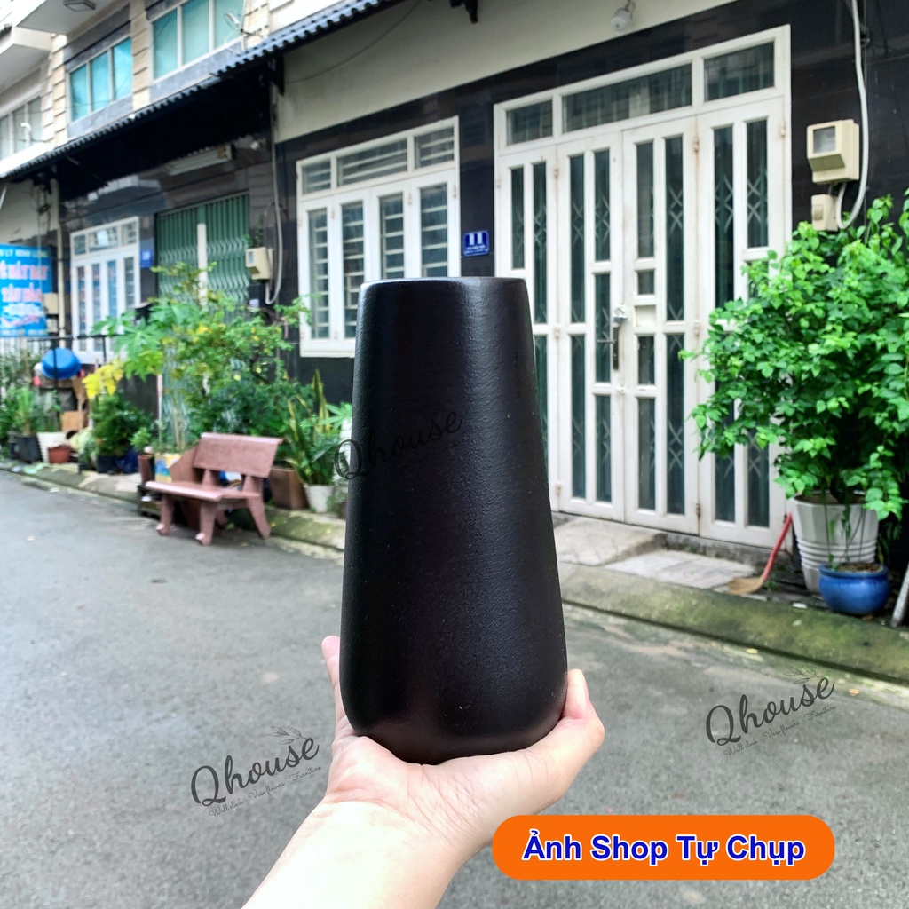 [Sale Giá Huỷ Diệt] Lọ hoa, bình hoa cao cấp gốm sứ nhám - trang trí nội thất Bắc Âu Vintage
