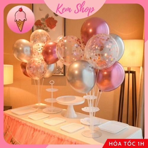 Trụ Cắm Bóng Bay Bằng Nhựa Meka Cao 70 cm 7 Nhánh Trang Trí Sinh Nhật Cho Bé Trai Bé Gái Người Lớn - K67
