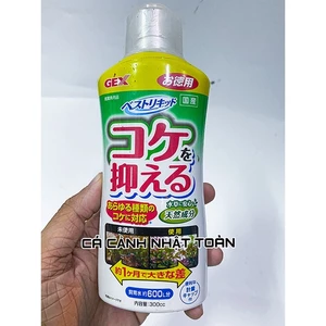 DIỆT RÊU HẠI, LÀM TRONG NƯỚC CHO BỂ CÁ BEST LIQUID AQUARISTA GEX (NHẬT BẢN) 300ML
