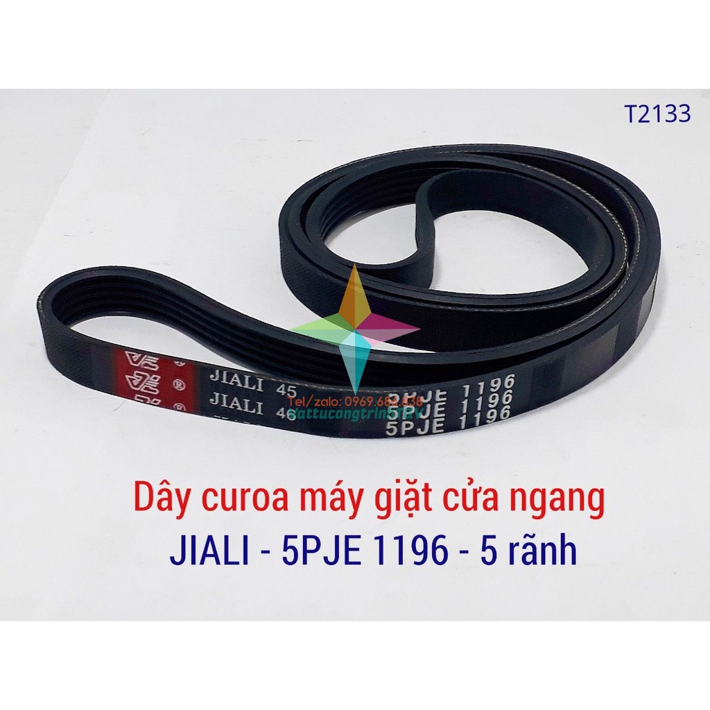 Courroie Machine U00e0 Laver 1196 J MAEL, 1196PJ5EL, HUTCHINSON