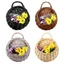 Giỏ hoa PWSEND, Treo tường Handmade Dệt treo chậu trồng cây, Hộp đựng hoa trồng tại nhà & sinh hoạt