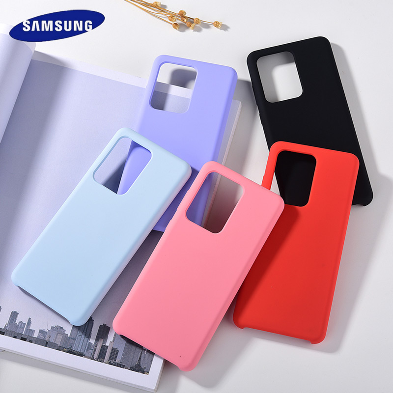 Ốp điện thoại silicon mặt trong phối vải nỉ cho Samsung Galaxy ss Note 20 Ultra 10 Plus Lite 10+ 9 8