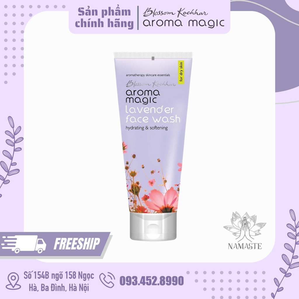 Sữa rửa mặt dành cho da khô Aroma Magic Lavender Face Wash 100ml