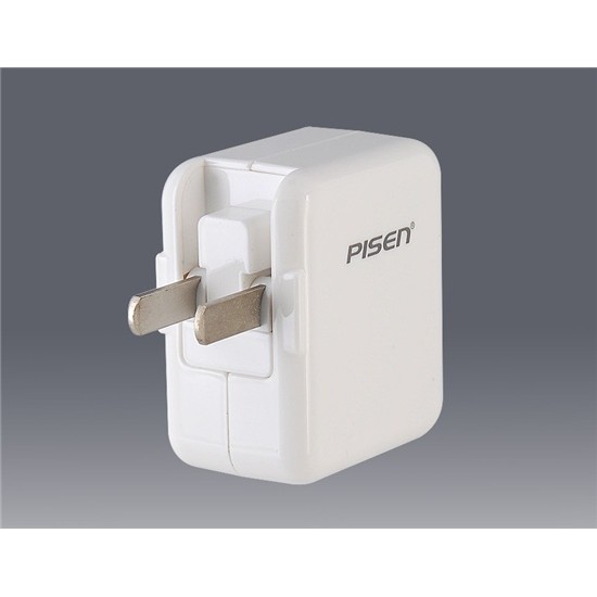 Cốc Sạc Nhanh Pisen Cho IPad 2.4A 2 Cổng USB - BH 1 năm chính hãng