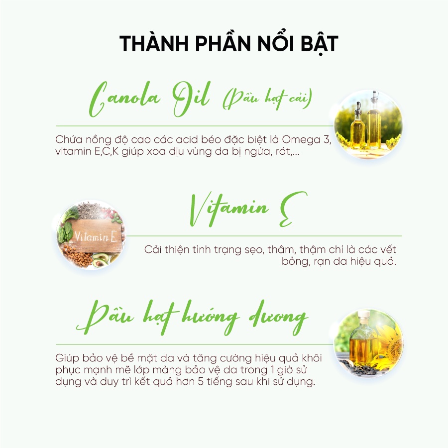 Thành phần dầu Palmer's