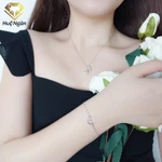 Dây chuyền bạc Ý 925 Huệ Ngân - MẶT TRĂNG và MÈO PP1833 — ảnh 5