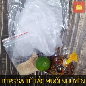 COMBO 10 BÁNH TRÁNG PHƠI SƯƠNG DẺO + SA TẾ + MUỐI NHUYỄN CHAY + TẮC