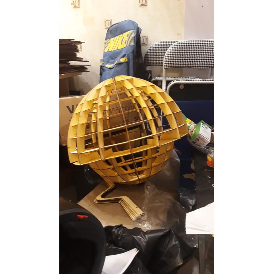 Đèn Gỗ DIY 061 treo trần kiểu dáng đặc biệt