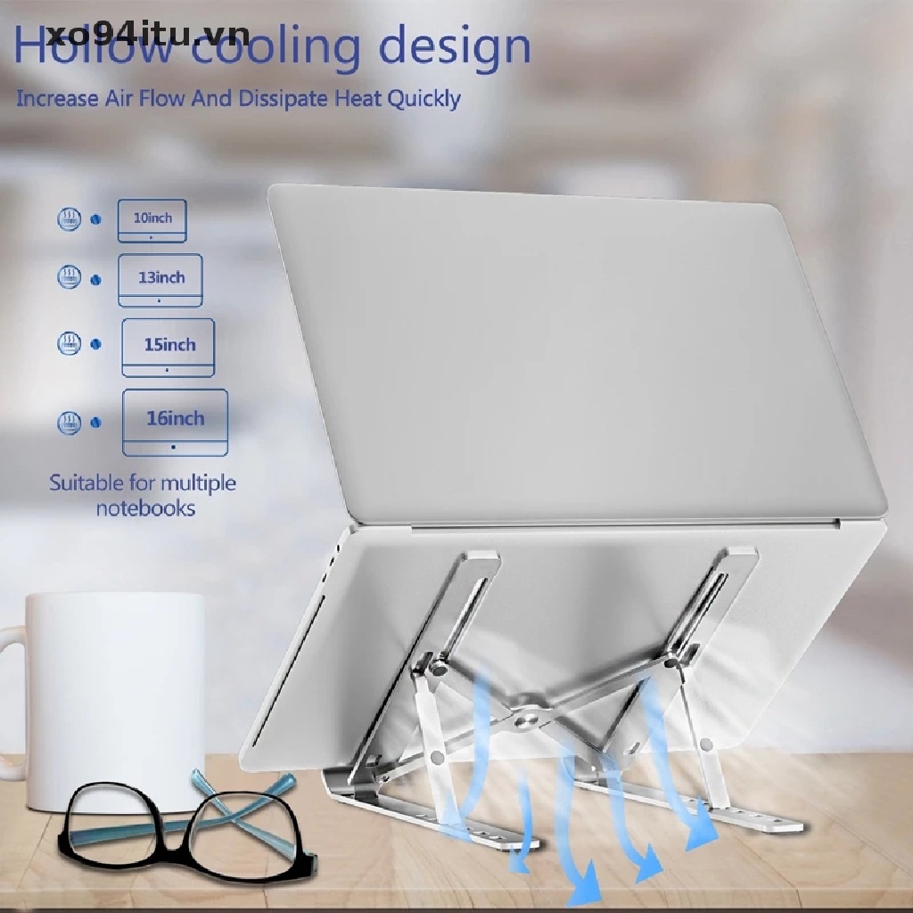 Giá Đỡ Laptop Di Động Có Thể Điều Chỉnh Và Gấp Gọn Tiện Dụng