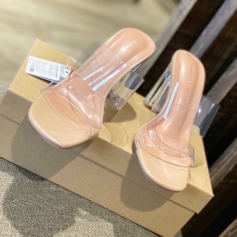 Guốc 2 Quai Trong Kiểu Dáng Ôm Chân Siêu Xinh Đủ Size 35-39