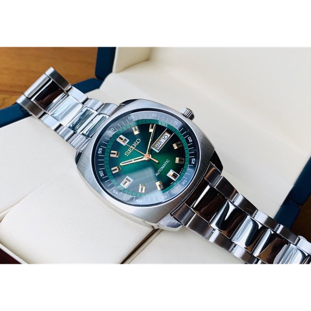 Seiko Men's Blue Dial Brown Leather Strap Automatic Watch giá tốt Tháng 4,  2023 | Mua ngay | Shopee Việt Nam