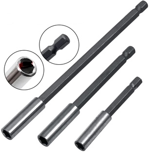 1 / 4in Lục Giác Chân Máy Khoan Điện Từ Kết Nối Thanh Nối Dài Tua Vít Bit Giá Đỡ 60 75 100 150mm