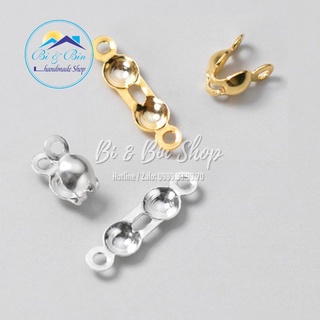 20 Cái Kẹp Đầu Dây Hình Sò Loại Tốt Bền Màu Làm Dây Chuyền Trang Sức Handmade