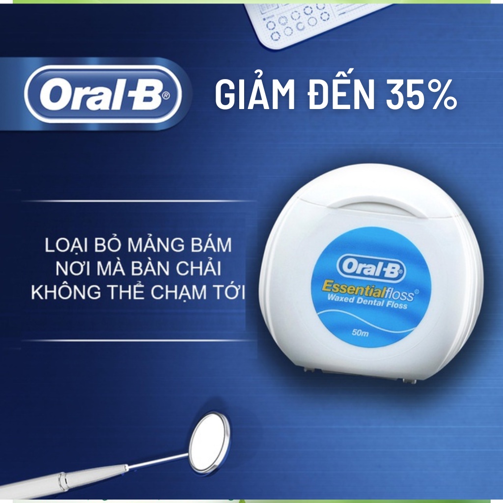 Mô tả Chỉ Nha Khoa ORAL-B Essential Floss - Hộp 50m - 2