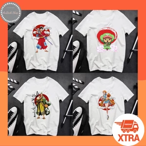 Áo thun tay lỡ unisex nam nữ các thành viên OnePiece Đảo Hải Tặc tại WANO form rộng đẹp vải dày mịn
