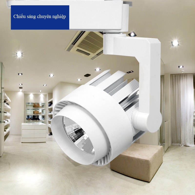 Ảnh Rọi ray SuperVilighting, Mã :ROIKH-20,30W, Ra: 85Rọi, CRI: 90 COB cao cấp, công suất 20W- 30W,  bảo hành 24 tháng 3