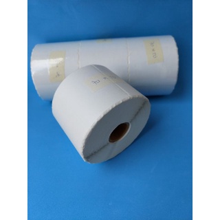 Giấy decal in nhiệt, tem nhãn mã vạch kích thước 70x50mm, cuộn 30met, 566 con tem