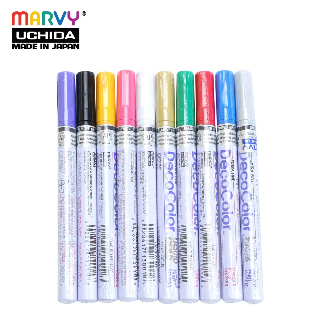 Ảnh Bút sơn không phai Marvy Uchida 140 ngòi 0.8mm 2