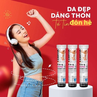 [ Chính Hãng Hộp 20 Viên ] Sủi Giảm Cân Zantiva Everfit Diet Sủi Giảm Mỡ Bụng An Toàn Hiệu Quả